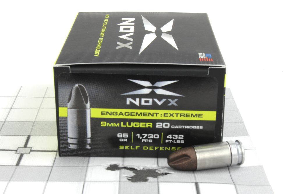 NOVX Engagement: Extreme utilizes a poly/copper bullet design.
