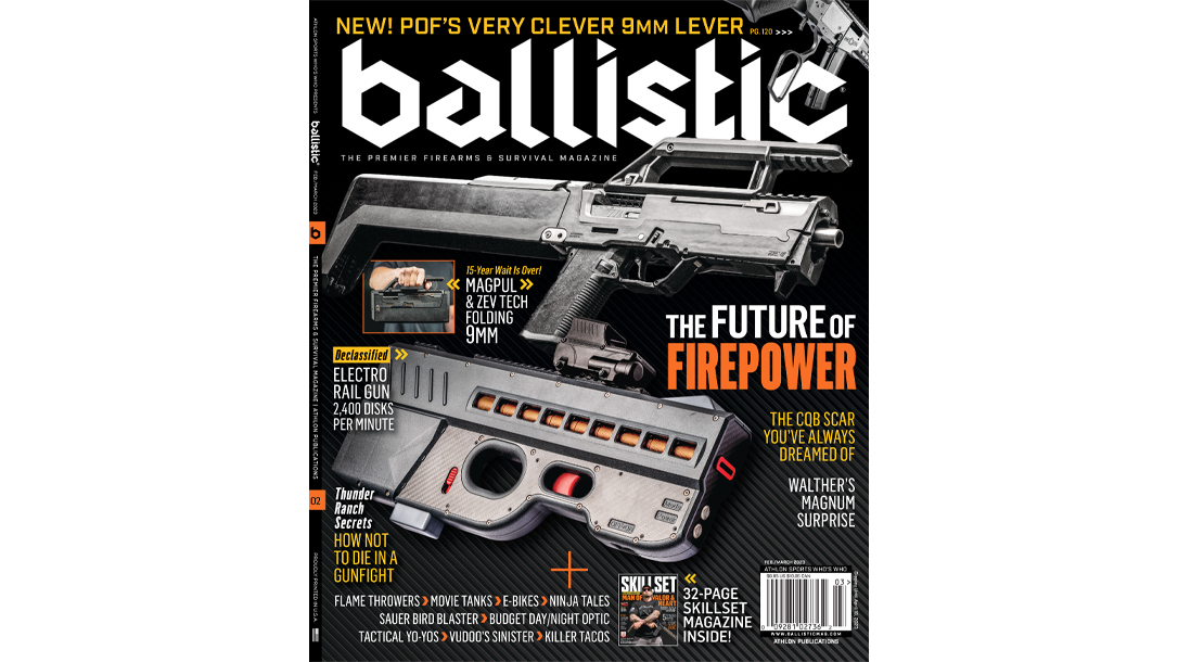 Ballistic Magazine February-March 2023 Cover Lead.