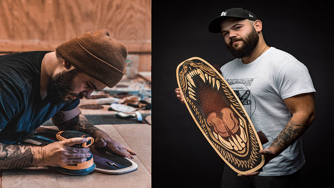 Despite that initial interest in skateboards as an art canvas, Walker didn’t jump right in the design business.
