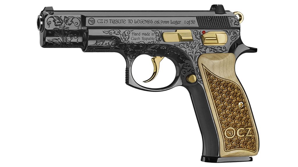 CZ 75 Tribute to Legends pistol. 