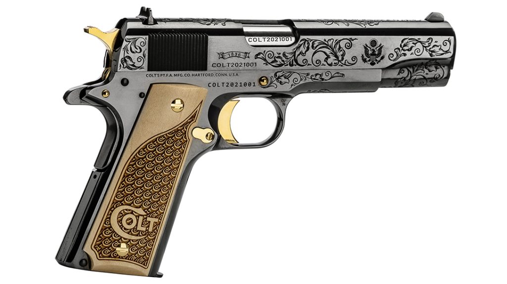 Colt 1911 Tribute to Legends pistol. 