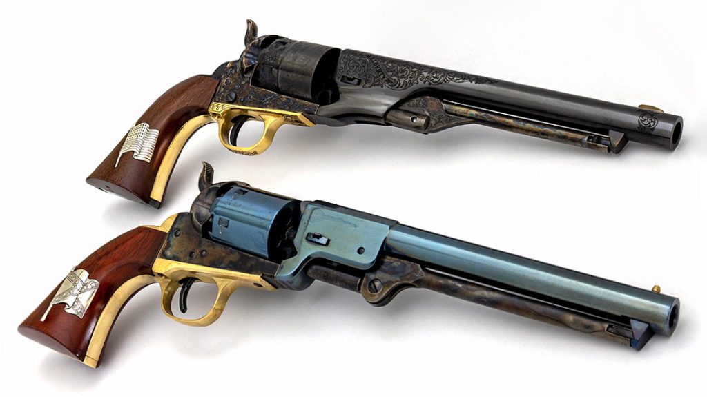 The Cimarron Civil War Commemorative Revolvers.