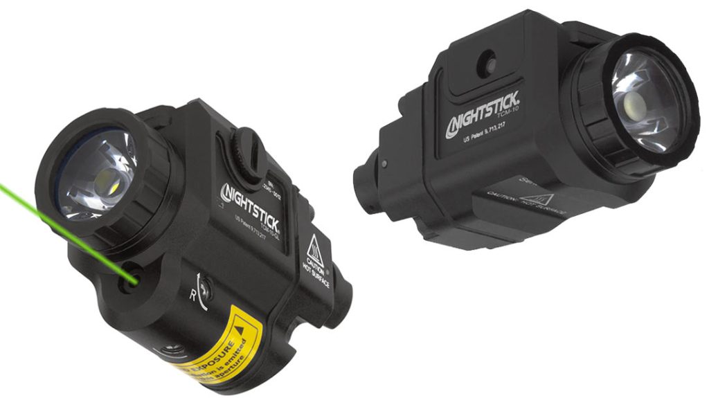 Nightstick TCM-10 and TCM-10-GL Compact Weapon Lights.