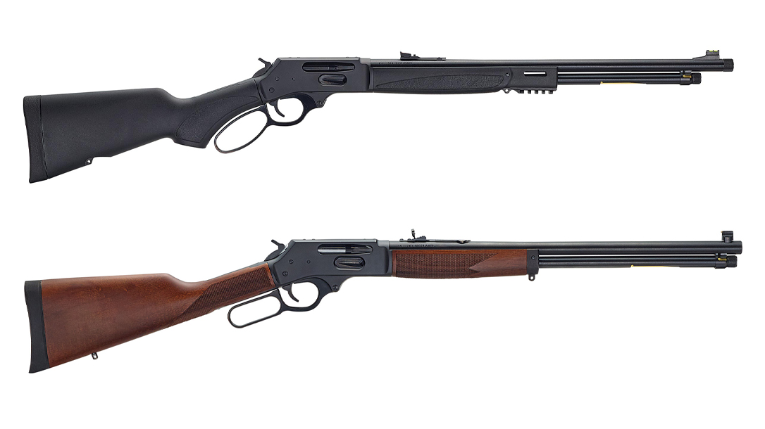 Two new Henry lever-action rifles chamber the Remington 360 Buckhammer.