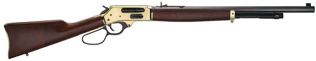 henry repeating arms brass lever action rifle 45-70 gov