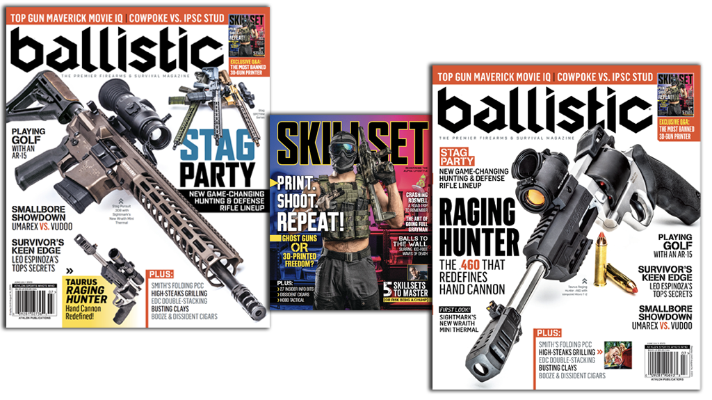 Ballistic Magazine June-July 2023, with Skillset covers.