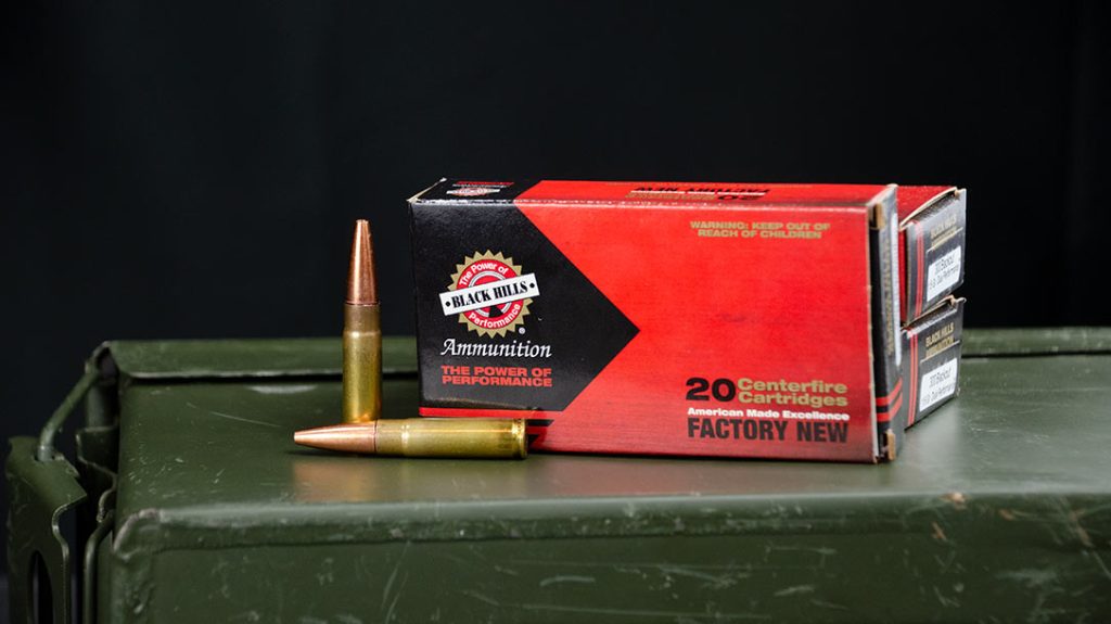 During the accuracy test, the Black Hills 115-grain Dual Performance load was a consistent performer.