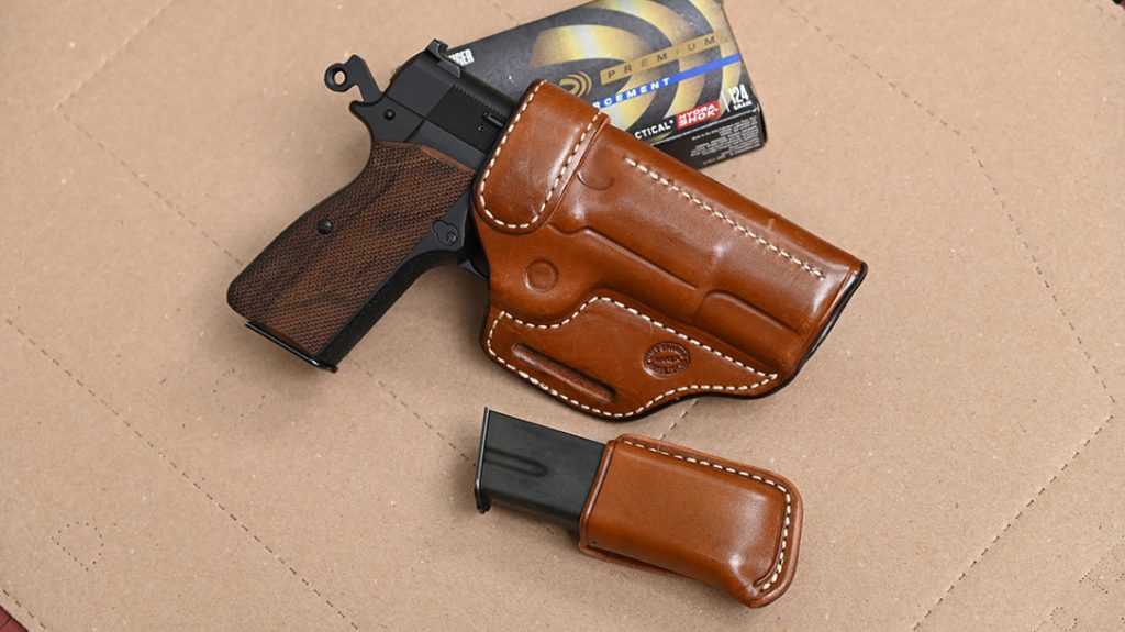 The author carried his in the Milt Sparks 55BN holster.