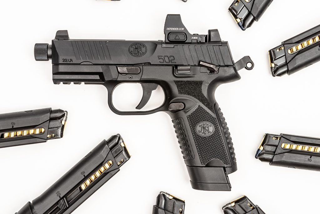 It took 15 magazines and 2,222 rounds of Federal Ammunition to torture test the FN 502 Tactical. 