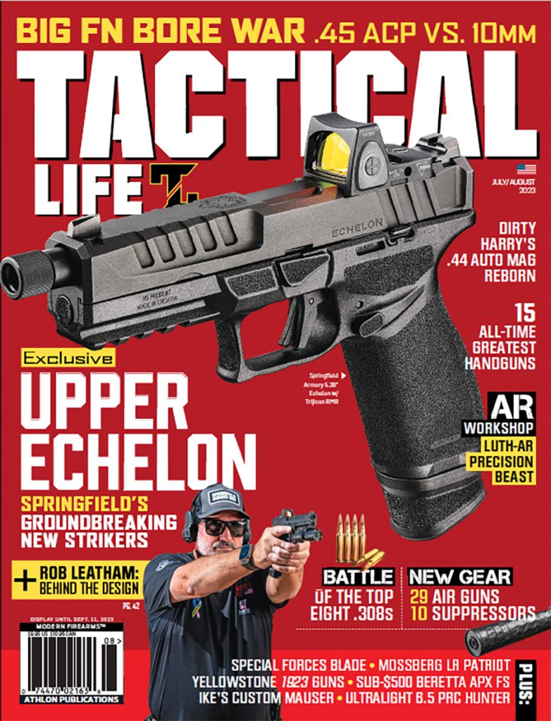 cover from July-August 2023 Tactical Life.