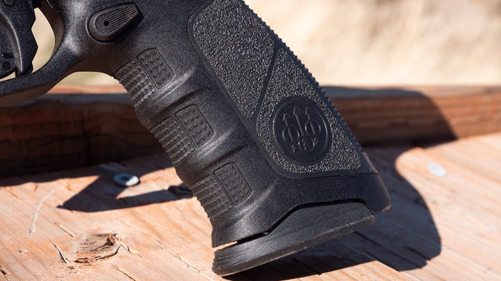 Compact uses a shorter grip and slide designed for concealed carry.