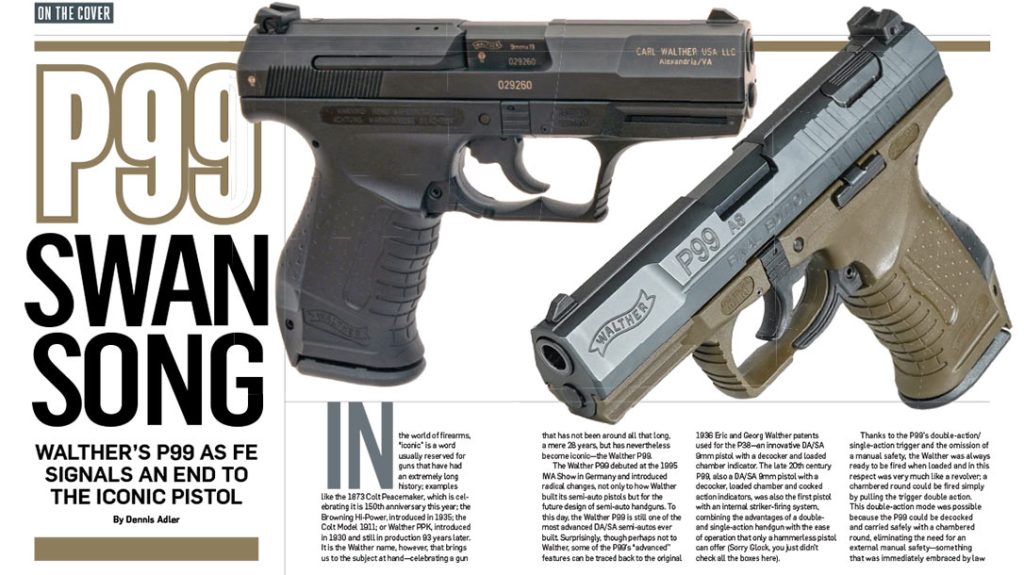 Walther P99 AS FE in the Sept/Oct 2023 Issue of Combat Handguns.