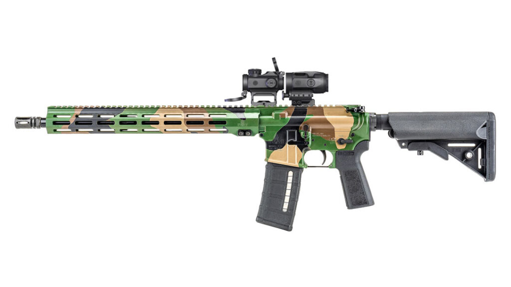 The Kinsey’s Inc. and IWI Zion-15 M-81 Woodland Camo Exclusive.