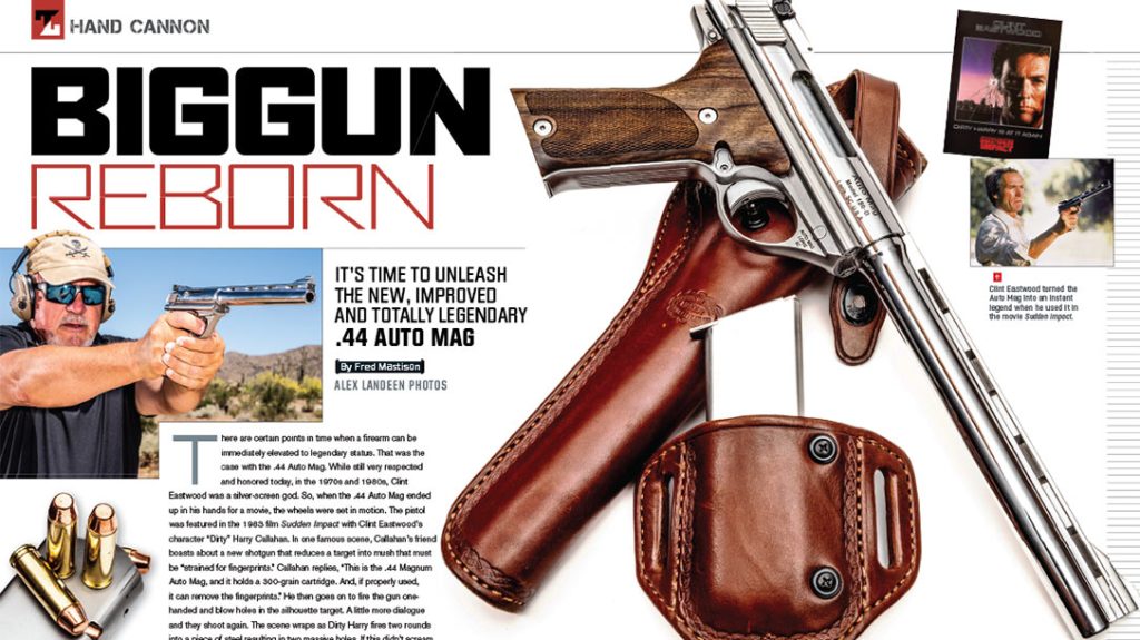 The .44 Auto Mag in the July-August 2023 Issue of Tactical Life.