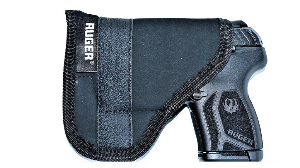 The LCP Max 380 in the Ruger pocket holster.