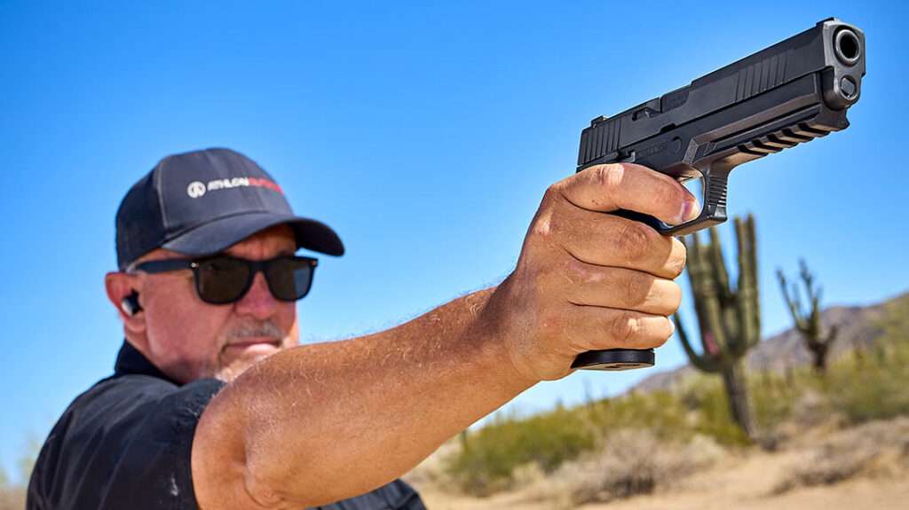 The author found the P320-XTEN from Sig Sauer to be a soft-shooting 10mm pistol with manageable recoil.