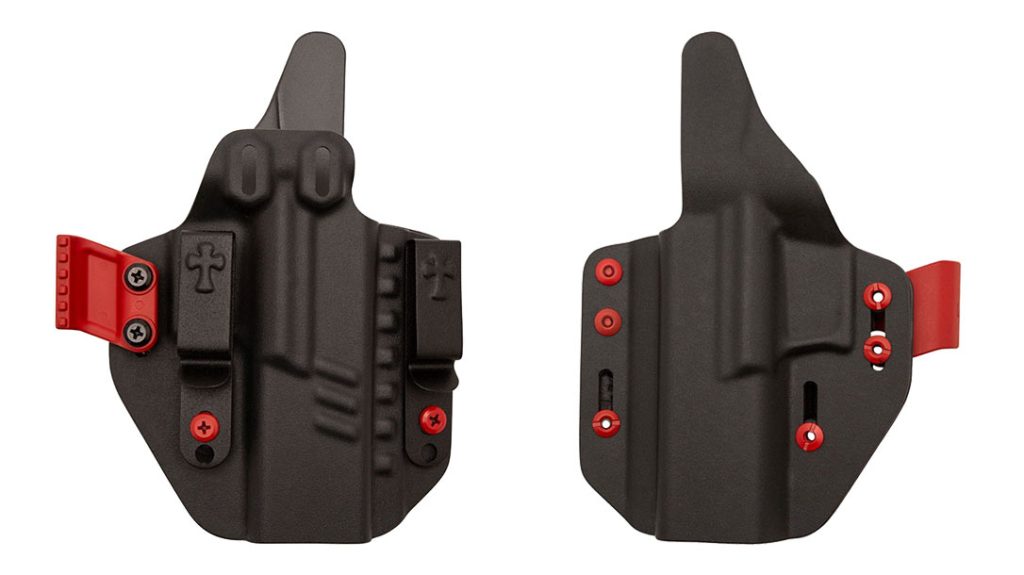 CrossBreed Rogue OWB/IWB Holster w/Red Hardware.