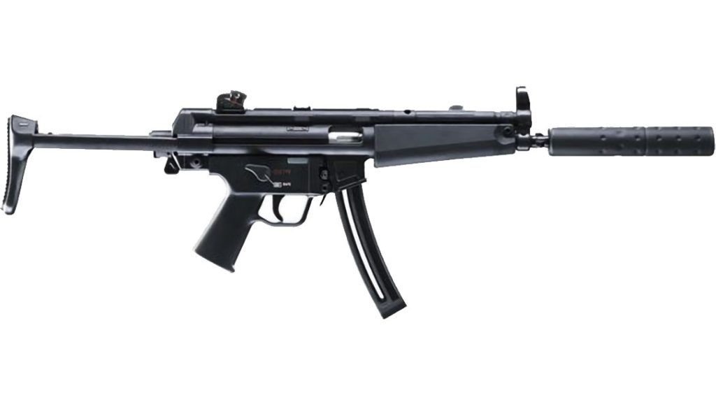 Walther HK MP5 A5 22LR Tactical Rimfire Rifle.