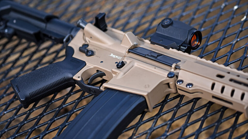 The Sig Sauer Romeo 5XDR was a perfect match for the pistol.