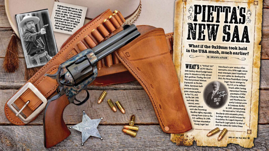 PIETTA’S NEW SAA, inside Guns of the Old West Fall 2023.