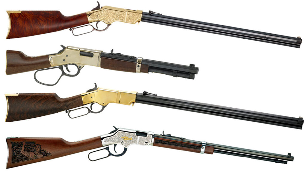 Henry Repeating Rifles come in a number of different models from the Original Henry to the Big Boy.
