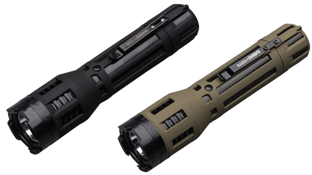 SABRE 2-In-1 Stun Gun with LED Flashlight from the Non Lethal Self Defense story.
