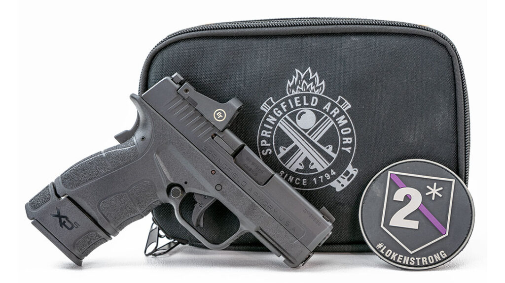 The Springfield Armory XD-S MOD.2 OSP comes with a branded soft case.