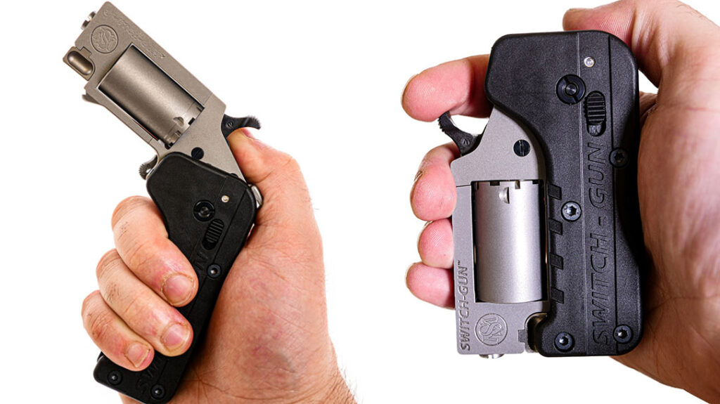 The pistol has a compact size that fits perfectly in any pocket.