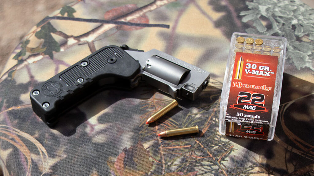 The author shot multiple different rounds like the Hornady V-Max 30 grain.