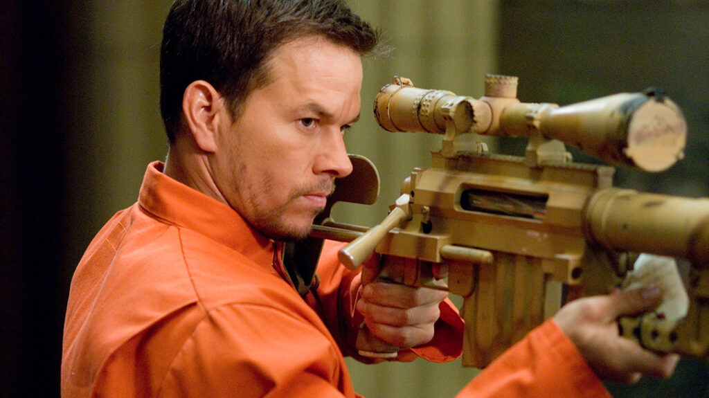 Mark Wahlberg in Shooter. 
