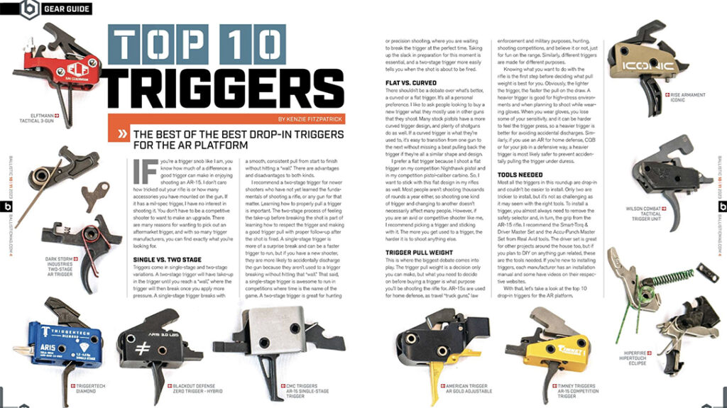 Top 10 AR Triggers. 