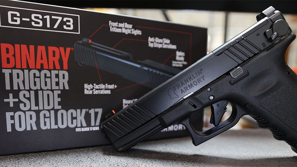 The Franklin Armory G-S173 Binary Glock Trigger is Shipping.