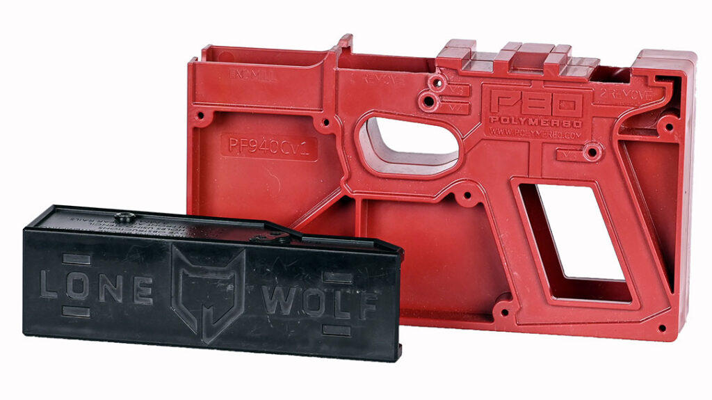 Jigs for the Polymer80 and Lone Wolf Freedom Wolf 80% receiver kits.