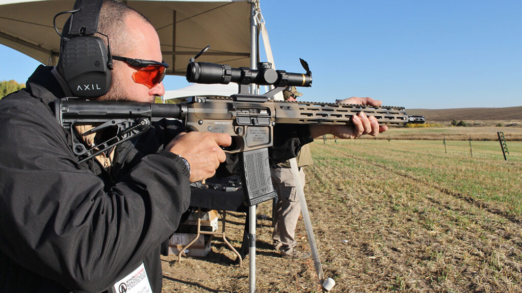 Shooting the Wilson Combat Protector Elite Carbine. 