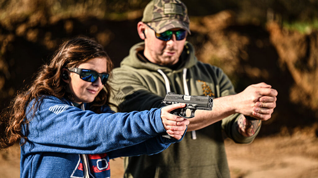 The right instructor can help new shooters overcome the stress of shooting.