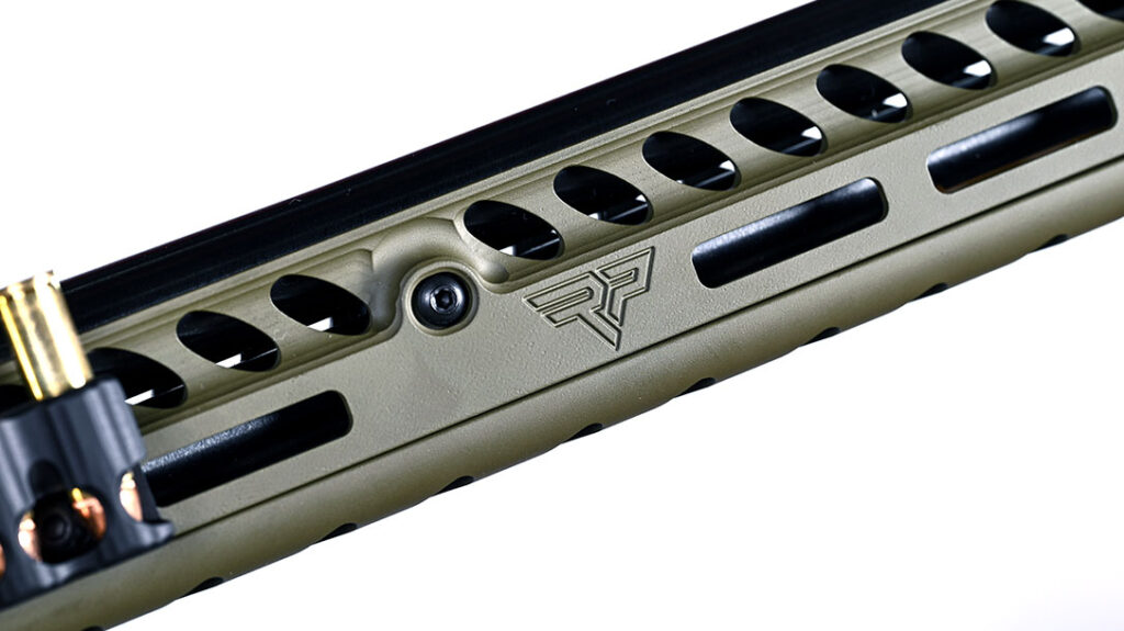 All the Ranger Point Precision parts are machined with extremely tight tolerances and come in a variety of Cerakote colors. Pictured is their Sniper Green option.