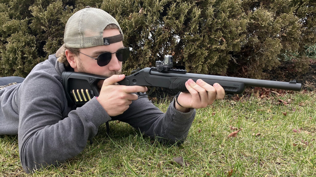 Shooting the Rossi Survival Rifle. 