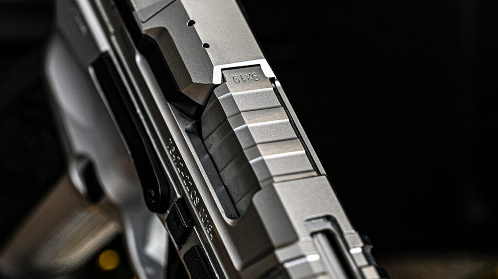 The Canik SFX Rival S is chambered in 9mm.