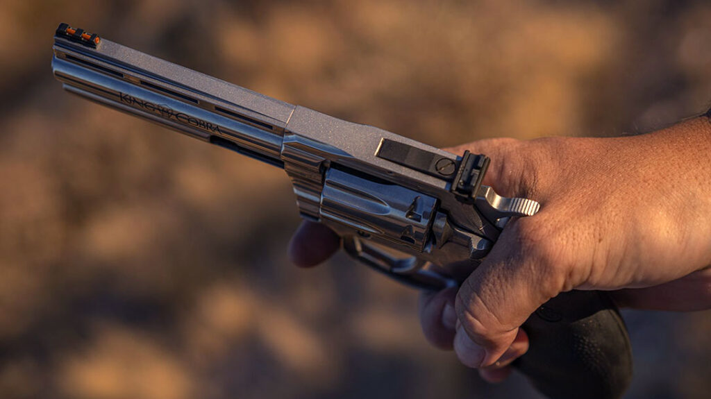 The sights are easily customizable for the ultimate shooting experience.