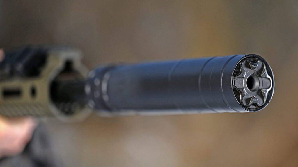 Machined from top-of-the-line materials the Rugged Suppressors Razor 556 withstands any rate of fire—including full auto belt-fed abuse—with no barrel length restrictions.