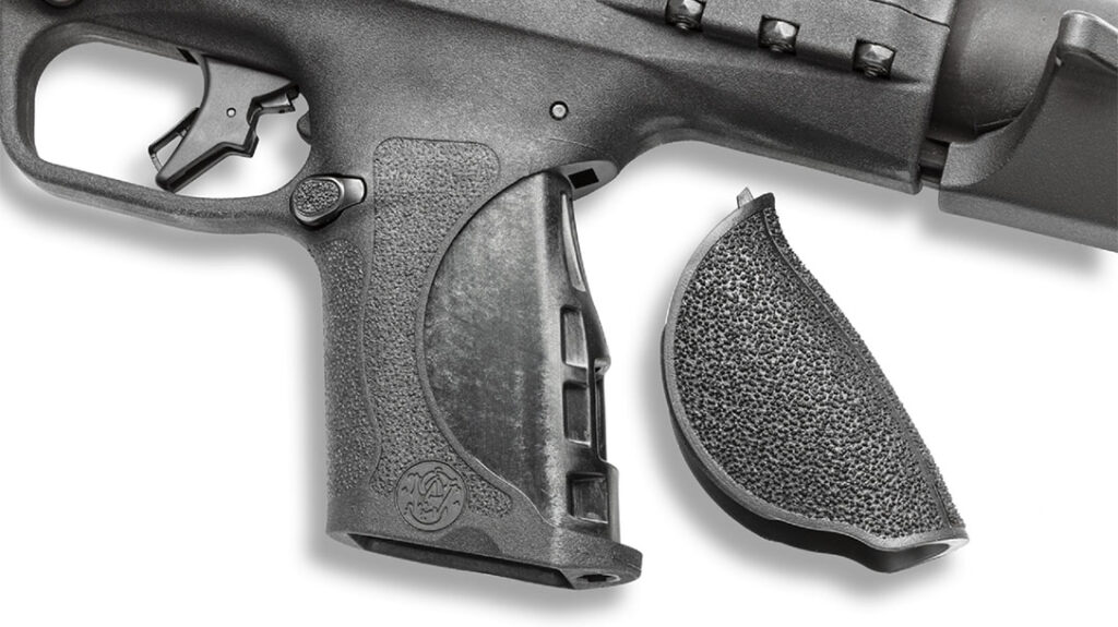 The Smith & Wesson M&P FPC offers interchangeable backstraps for the perfect fit.