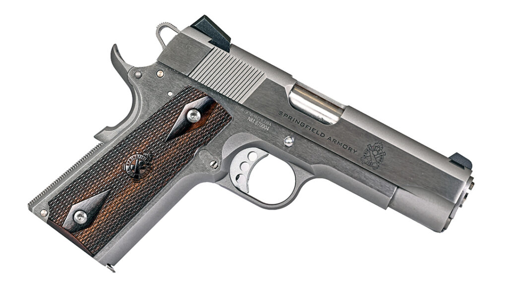 The stainless steel Springfield Garrison 4.25. 