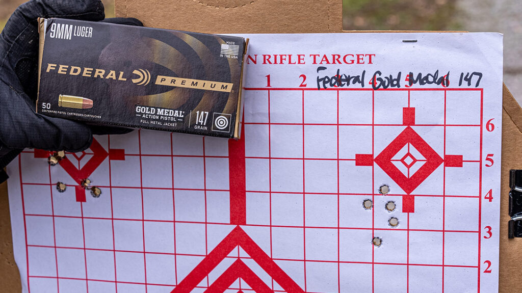 Performance with Federal Premium ammo.