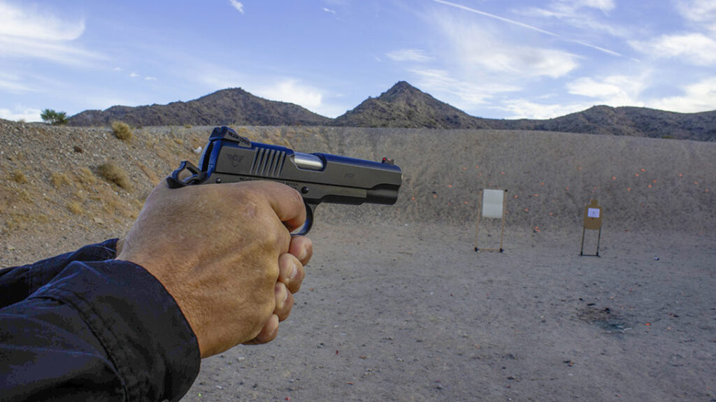 The author was impressed with the reliability and performance of the Wilson Combat ACP Full Size.