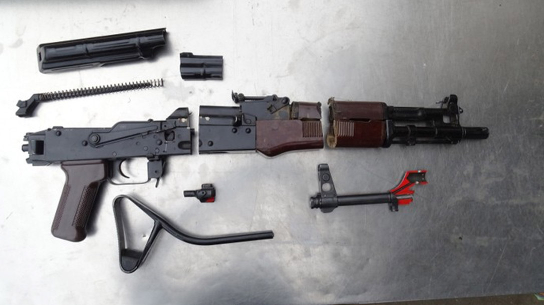 A completely disassembled AK ready for the Fuller treatment.