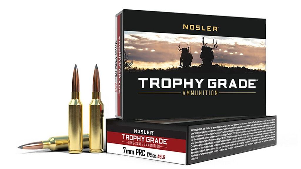 Nosler Trophy Grade 7mm PRC The Tactical Combat Best Rifle Ammo for Tactical Hunting Sport