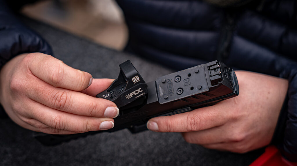 The Walther PDP Match comes optics-ready. 