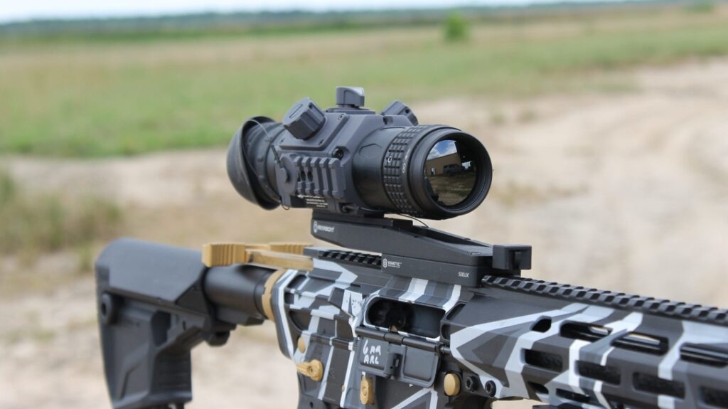Armasight Contractor Thermal Scope on an AR rifle