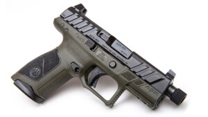 The Beretta APX A1 Compact Tactical is a suppressor-ready pistol in a smaller, 15-round form factor.