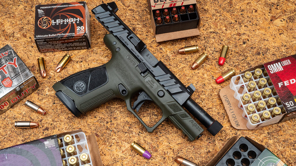Despite the wide variety of ammo types and bullet profiles tried, the APX A1 Compact Tactical was 100% reliable.